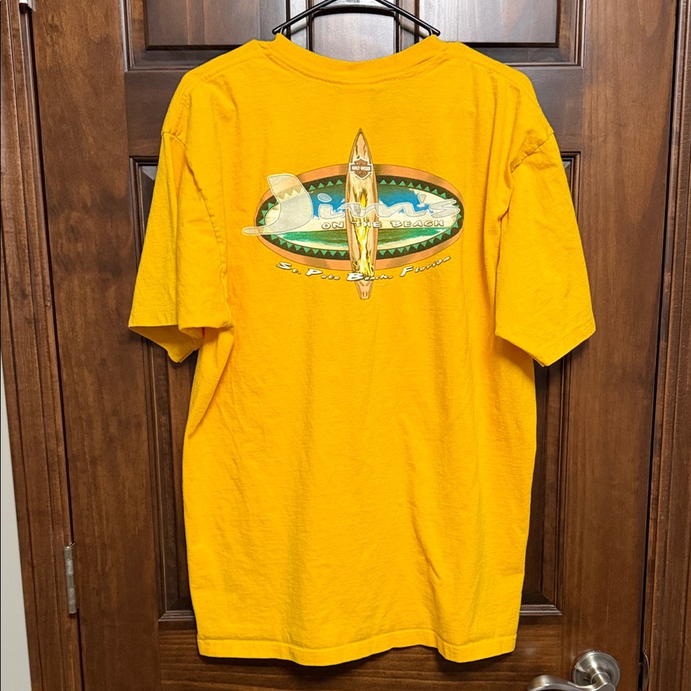 Harley-Davidson Yellow Graphic Short Sleeve Tee